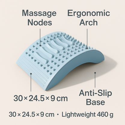 New Lumbar Support Massaging Stretch Yoga Mat